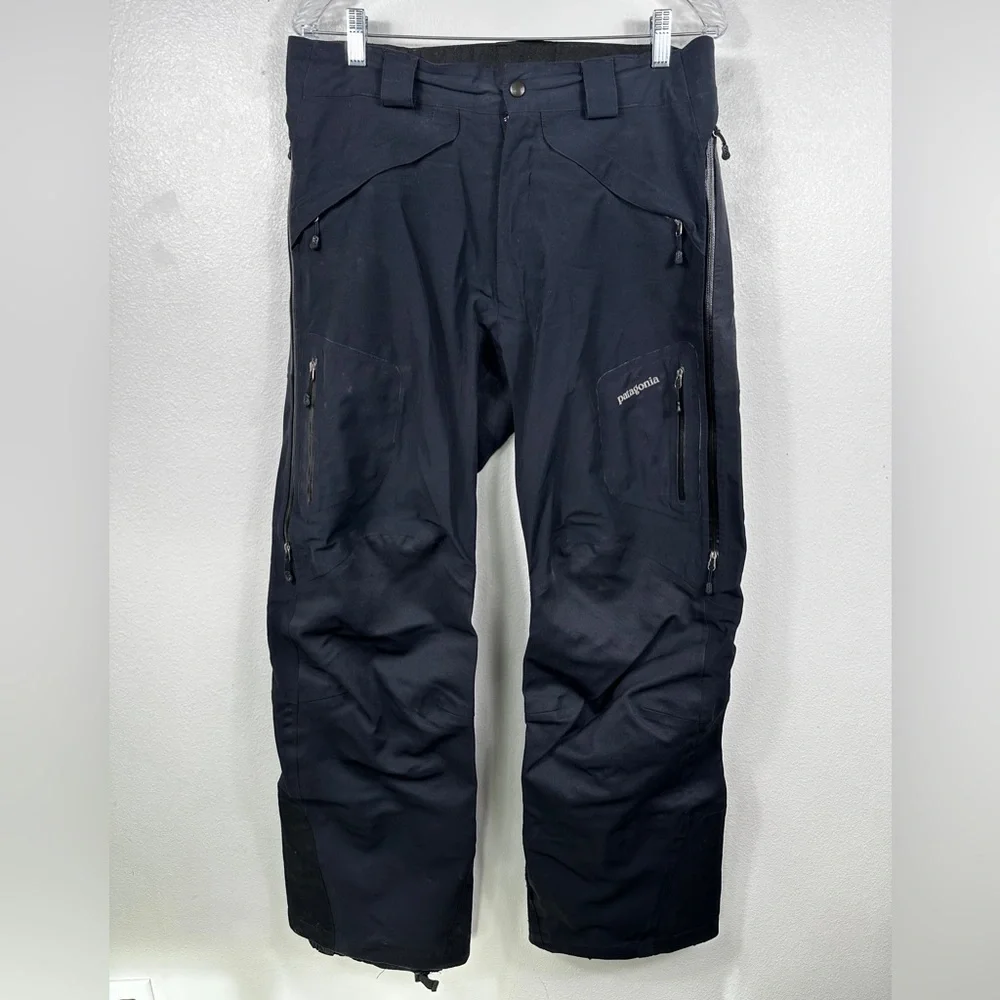 Patagonia Men’s Chute To Thrill Pants - Ski / Snowboarding Black Size 32 / Large